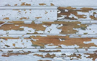 Lead paint chipping from outdoor siding